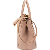 Prada Pink Saffiano Leather Galleria Handbag