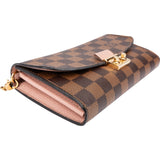 Louis Vuitton Monogram Damier Ebene Croisette Wallet On Chain Crossbody Bag