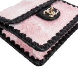 Chanel Tweed & Braided Leather Single Flap Crossbody Bag
