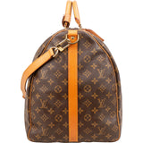 Louis Vuitton Monogram Canvas Keepall 60 Bandoulière Travel Bag