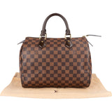 Louis Vuitton Monogram Damier Ebene Speedy 30 Handbag