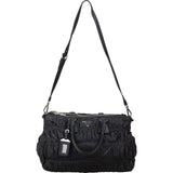 Prada Quiilted Nappa Leather Gaufre Satchel Handbag