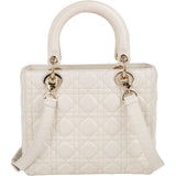 Christian Dior Quilted Leather Cannage Lady Dior Handbag