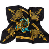 Hermès Brandenbourgs Silk Carre 90 Scarf Tuch