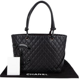 Chanel Quilted Lambskin Cambon CC Shoulder Bag