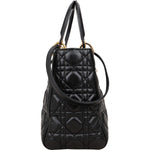 [🔄️B07 / F27] Christian Dior Quilted Lambskin Medium Lady Dior Handbag - vintageandkickz