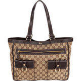 Gucci Monogram GG Canvas  Abbey D-Ring Shoulder Bag