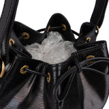 Louis Vuitton Noir Epi Leather Sac Noé Grande Shoulder Bag