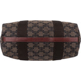 Céline Macadam Canvas Buckle Tote Handbag