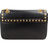 Prada Vitello Daino Studded Flap Crossbody Bag
