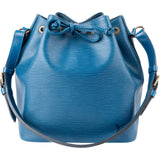 Louis Vuitton Blue Epi Leather Sac Noé Petit Shoulder Bag
