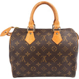 Louis Vuitton Monogram Canvas Speedy 25 Handbag