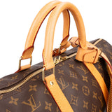 Louis Vuitton Monogram Canvas Keepall 50 Bandoulière Travel Bag