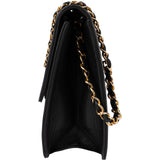 Chanel Quilted Lambskin Small 24K Gold Single Flap Shoulder Bag