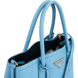 Prada Saffiano Leather Small Double Handbag