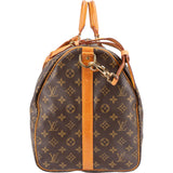 Louis Vuitton Monogram Canvas Keepall 55 Bandoulière Travel Bag