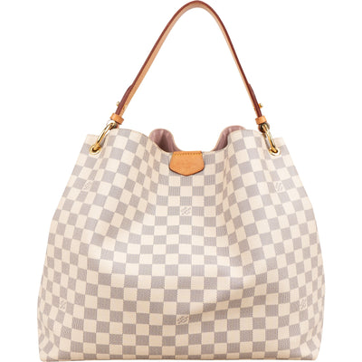 Louis Vuitton Monogram Damier Azur Canvas Delightful MM Shoulder Bag