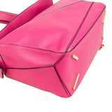 Loewe Pink Grained Calfskin Puzzle Crossbody Handbag