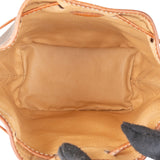 Celine Macadam Monogram Drawstring Bucket Crossbody Bag