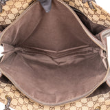 Gucci Monogram GG Canvas Braided Strap Shoulder Bag
