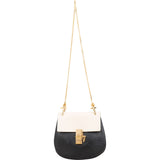 Chloé Bicolor Leather Drew Crossbody Bag