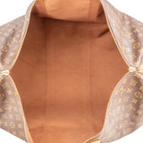 Louis Vuitton Monogram Canvas Keepall 60 Bandoulière Travel Bag
