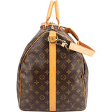 Louis Vuitton Monogram Canvas Keepall 60 Bandoulière Travel Bag