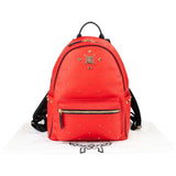 MCM Monogram Visetos Nylon Leather Stark Studs Backpack
