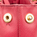 Prada Saffiano Leather Small Galleria Tote Handbag - vintageandkickz