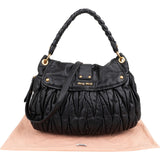 Miu Miu Matelassé Leather Coffer Handbag