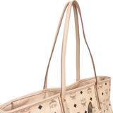 MCM Monogram Visetos Zoo Rabbit  Liz Shopper Shoulder Bag