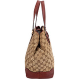 Gucci Monogram GG Web Dressage Tote Handbag