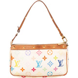 Louis Vuitton Monogram Canvas Murakami Multicolor Studded Pochette Accessoires Handbag