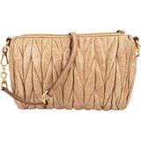 Miu Miu Matelassé Nappa Leather Shoulder Bag