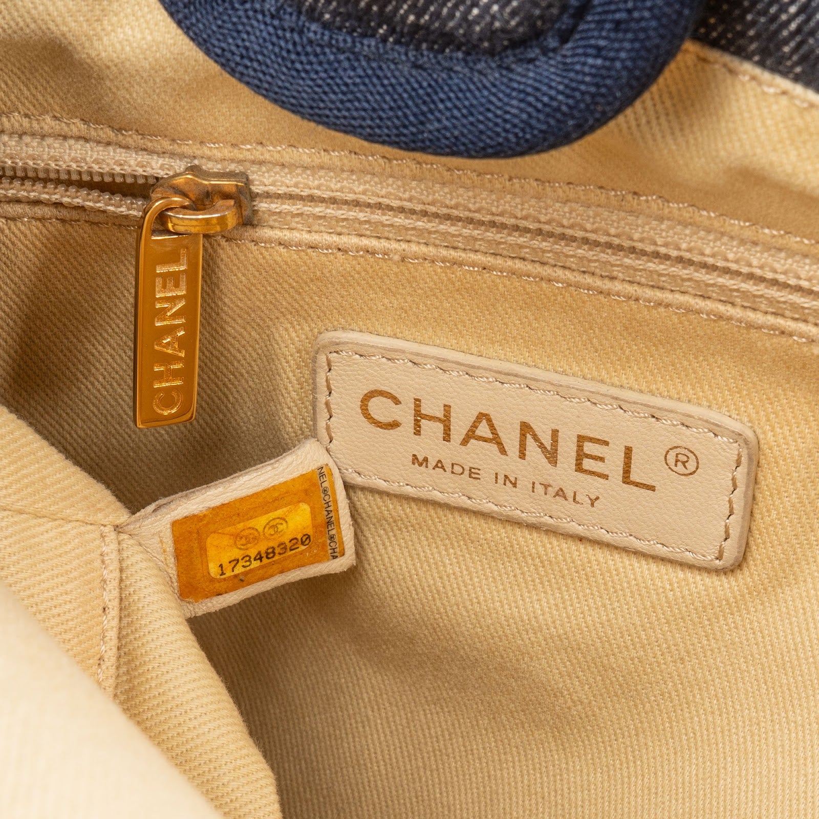 Chanel Denim Deauville Tote Shoulder Bag - vintageandkickz
