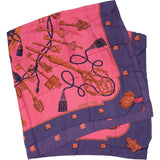 Hermès Les Clés Silk Surteint Carré 140 Tuch Scarf