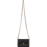 Chanel Limited Quilted Lambskin Wallet On Chain Crossbody Bag - vintageandkickz