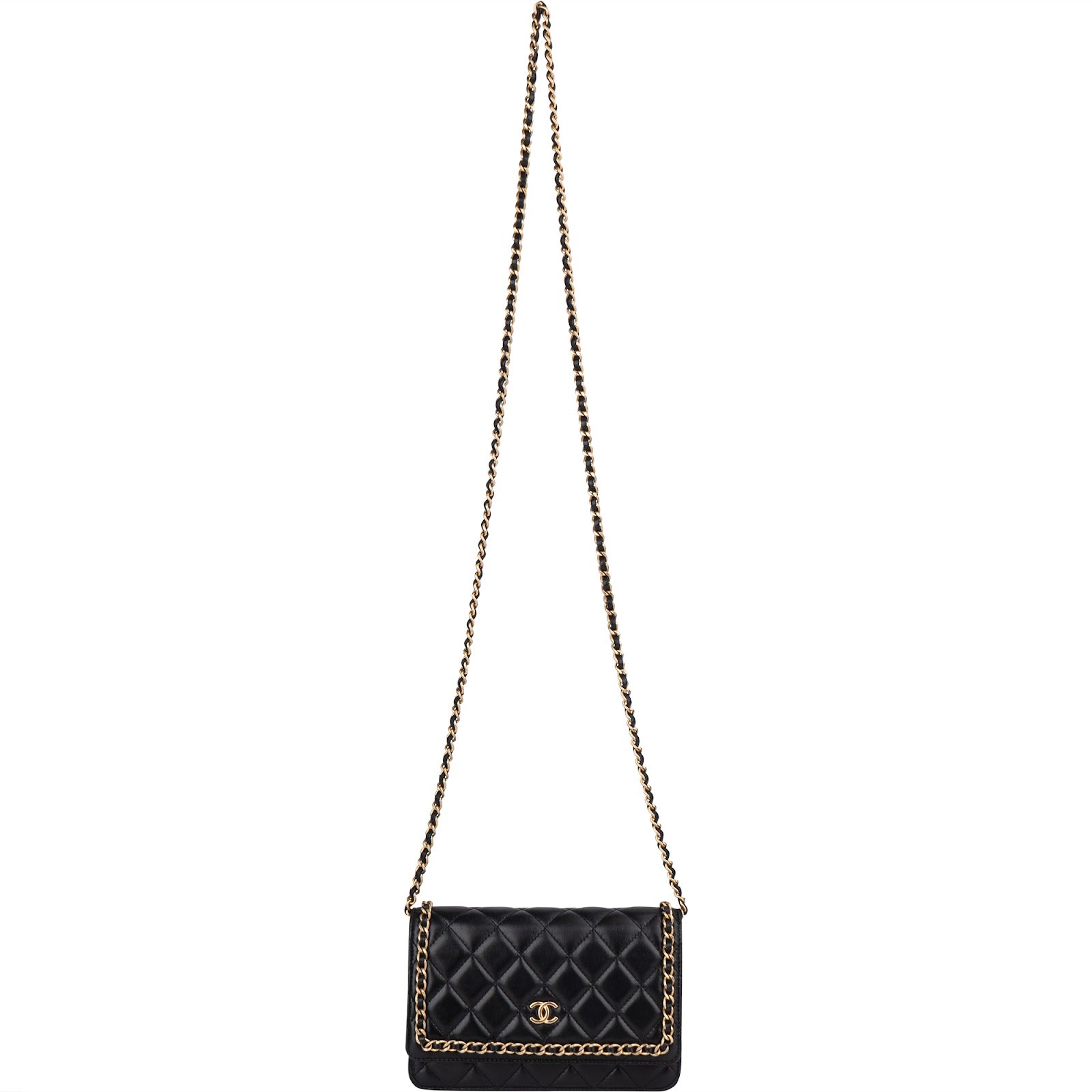 Chanel Limited Quilted Lambskin Wallet On Chain Crossbody Bag - vintageandkickz