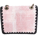 Chanel Tweed & Braided Leather Single Flap Crossbody Bag