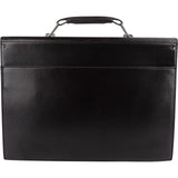Dunhill Black Leather Briefcase Handbag