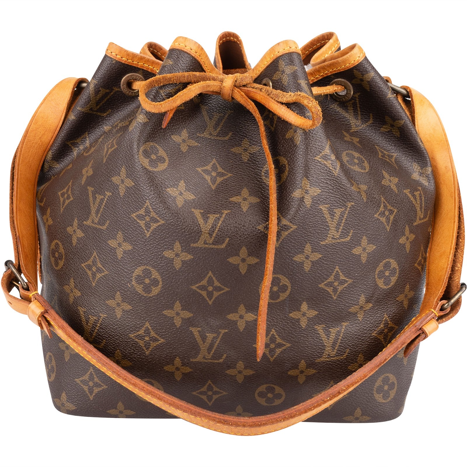 Louis Vuitton Monogram Canvas Sac Noé Petit Shoulder Bag - vintageandkickz