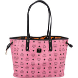 MCM Monogram Visetos Liz Reversible Shopper Tote Shoulder Bag