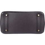 Hermès Prunoir Deep Blue Togo Leather Birkin 30 Handbag