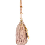 Miu Miu Matelassé Nappa Leather Padlock Shoulder Bag - vintageandkickz
