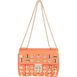 Chloé Embellished Leather Porte Epaule Swarovski Shoulder Crossbody Bag