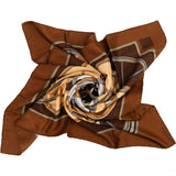 Hermès Washington's Carriage Silk 90 Scarf Tuch