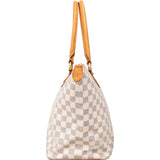 Louis Vuitton Monogram Damier Azur Canvas Saleya MM Shoulder Bag