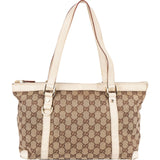 [🔄️B11 / F04] Gucci Monogram GG Canvas Abbey D-Ring Tote Shoulder Bag - vintageandkickz