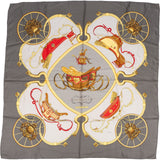 Hermès Springs Silk Carre 90 Scarf Tuch