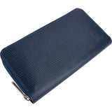 Louis Vuitton Blue Epi Leather Zippy Wallet